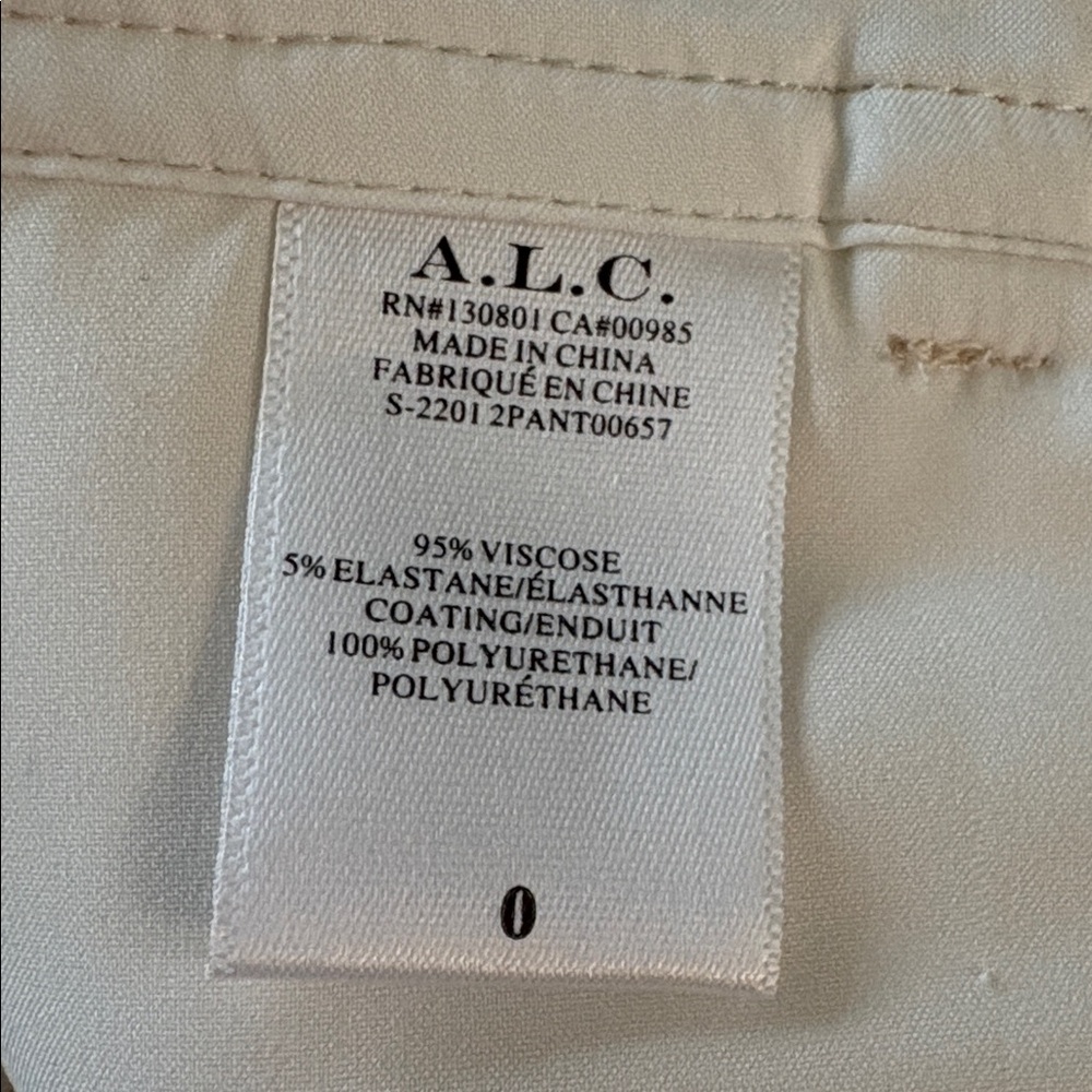 A.L.C. $395 faux leather pants size 0. NWT - Picture 7 of 16